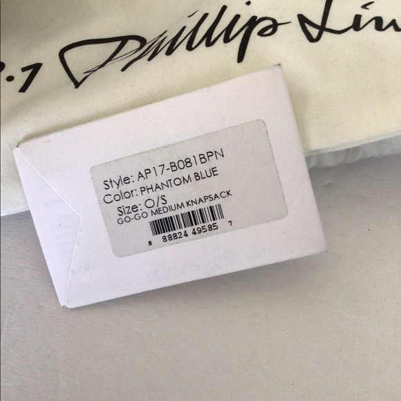 3.1 PHILLIP LIM GO-GO EMBELLISHED BACKPACK BAG IN PHANTOM BLUE LIK… - Picture 9 of 16